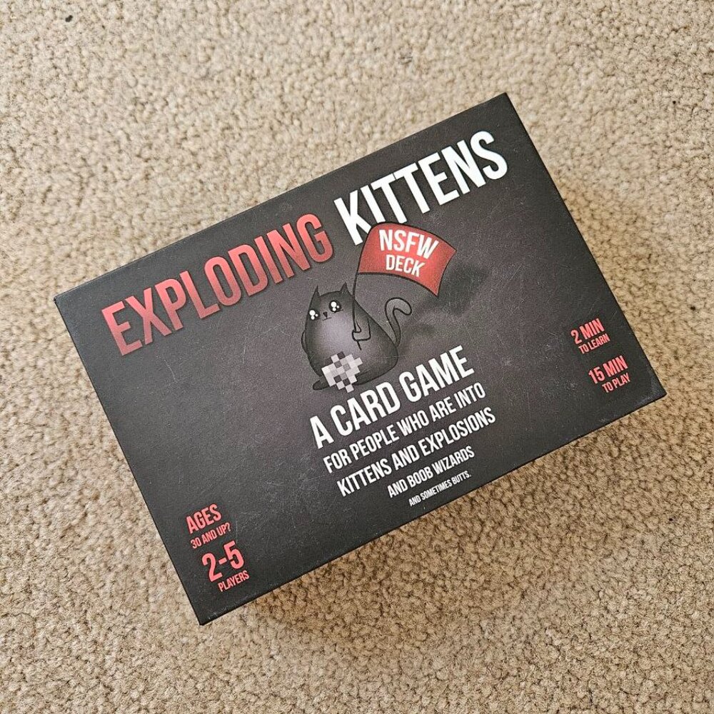 Exploding Kittens - NSFW Edition - Board Game - Complete - Picture 2 of 6